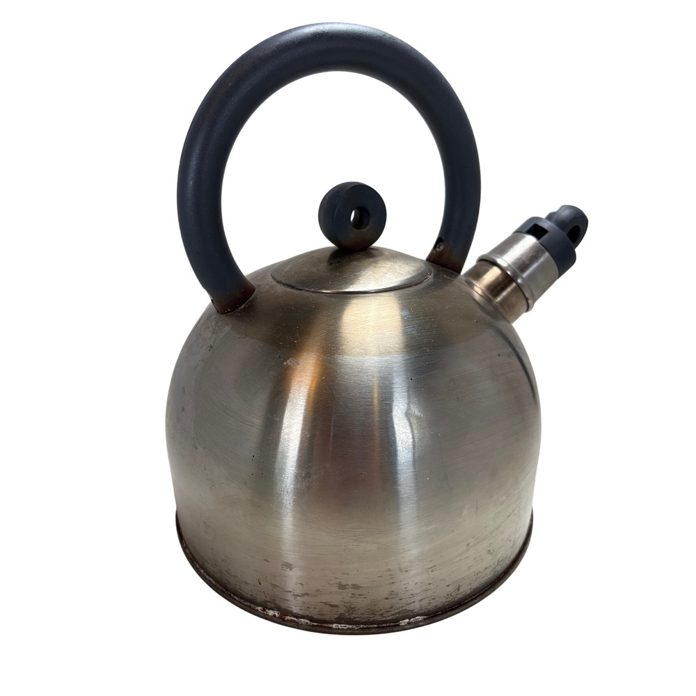 RARE Vintage IKEA 365+ Tea Kettle Stainless Steel MCM Swedish Design Sue Pryke